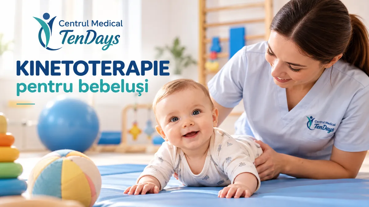 Kinetoterapie pentru bebeluși la Centrul Medical TenDays din Ploiești
